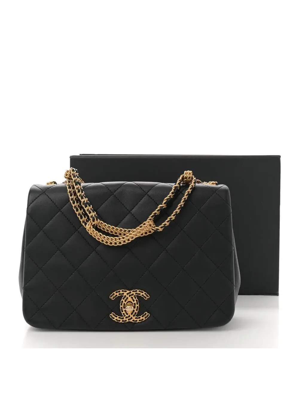 Chanel Lambskin Quilted Chain To Flap #267528C49B